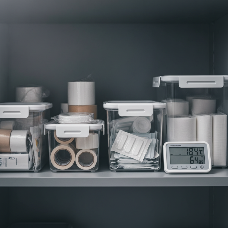 How to Properly Store Medical Tape and Bandages for Longevity?