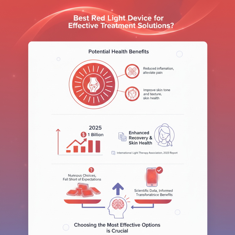 Best Red Light Device for Effective Treatment Solutions?