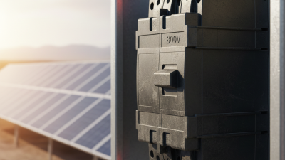 How to Choose the Best China Solar System 800v MCCB?