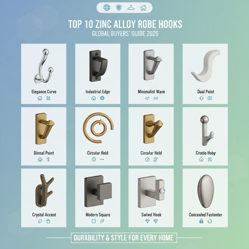 Top 10 Zinc Alloy Robe Hooks for Global Buyers in 2026?