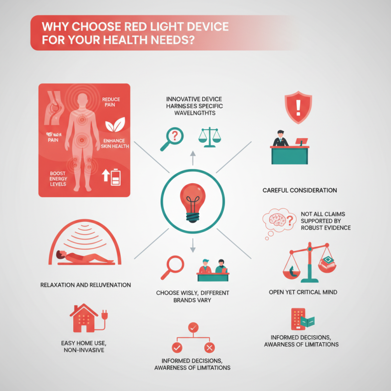Why Choose Red Light Device for Your Health Needs?