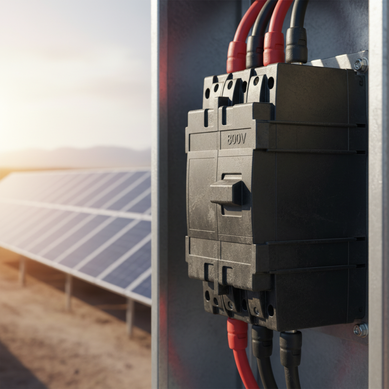 How to Choose the Best China Solar System 800v MCCB?