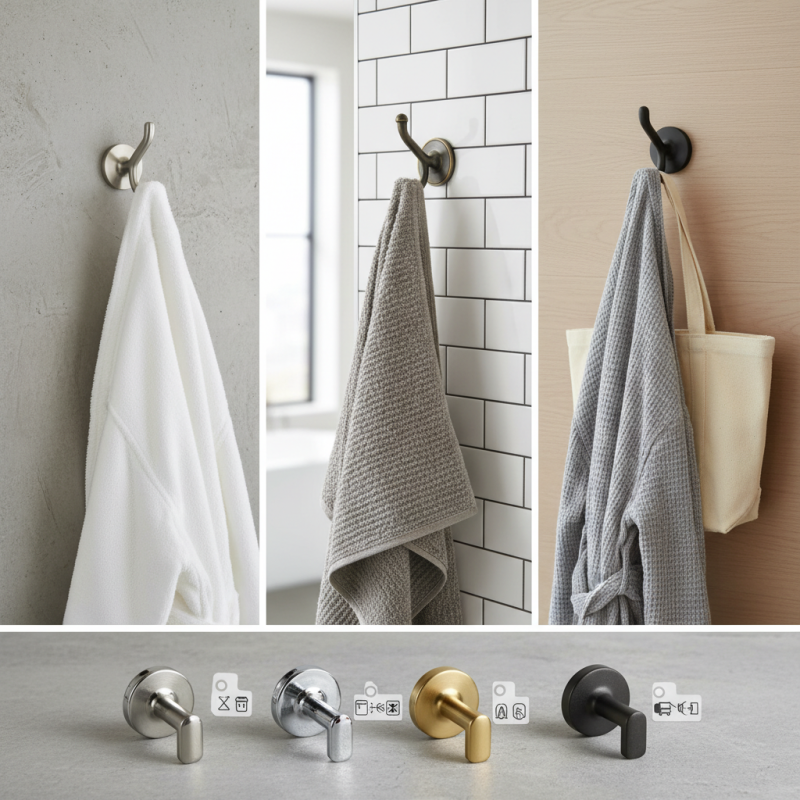 How to Choose the Best Zinc Alloy Robe Hooks for Your Needs?