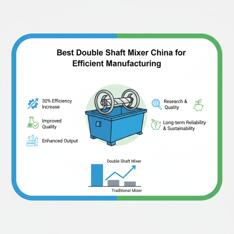 Best Double Shaft Mixer China for Efficient Manufacturing?