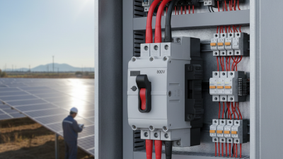How to Choose the Right 800v MCCB for China Solar Systems?