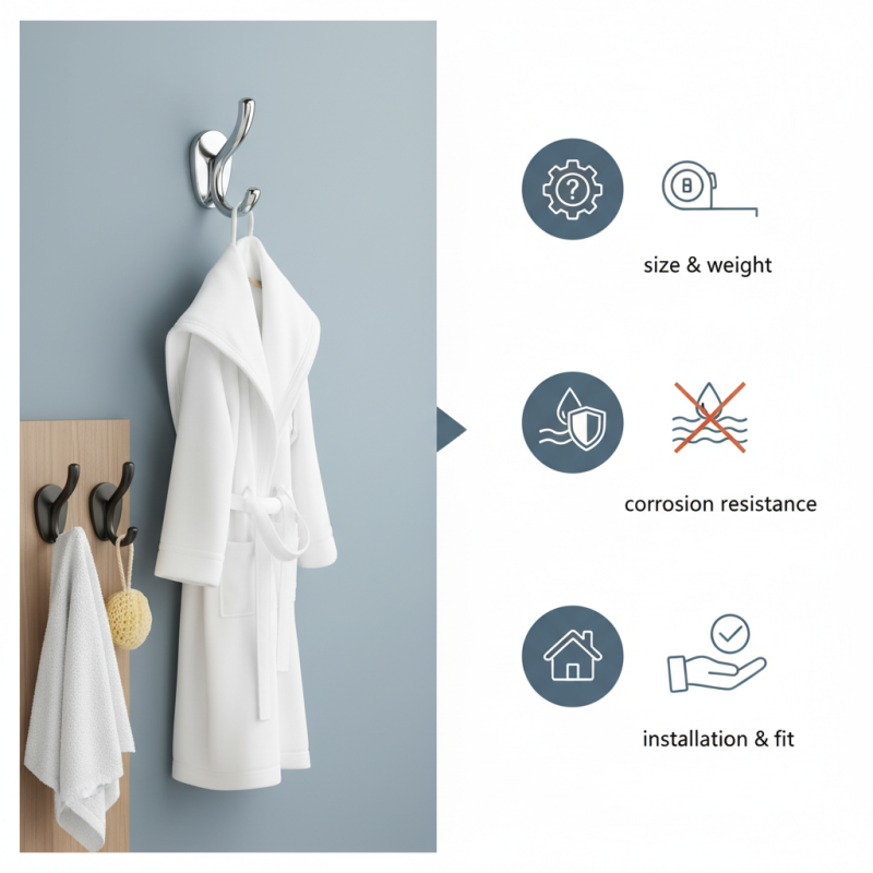 How to Choose the Best Zinc Alloy Robe Hooks for Your Needs?
