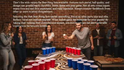 Tips for Choosing the Best Beer Pong Sets for Your Parties?