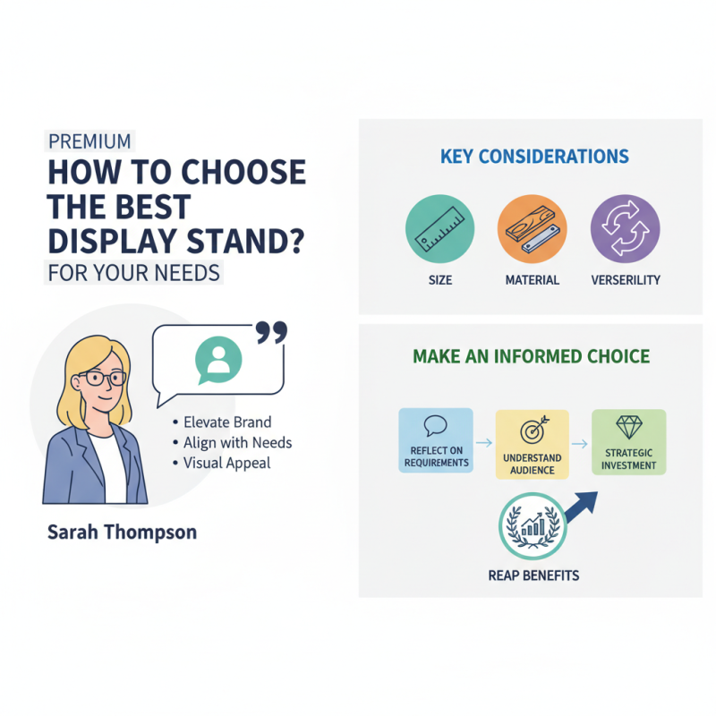 How to Choose the Best Premium Display Stand for Your Needs?