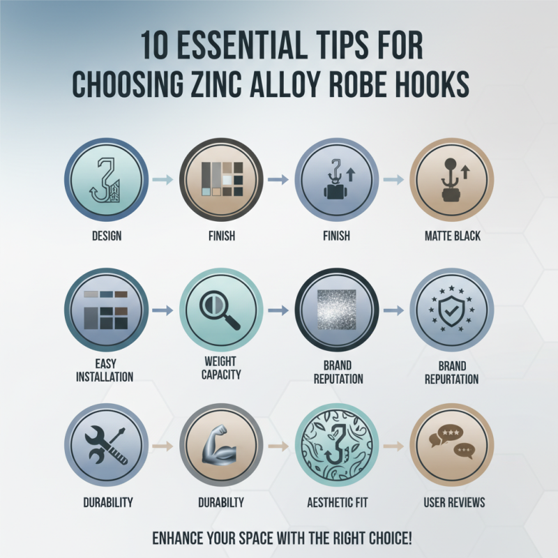 10 Essential Tips for Choosing Zinc Alloy Robe Hooks