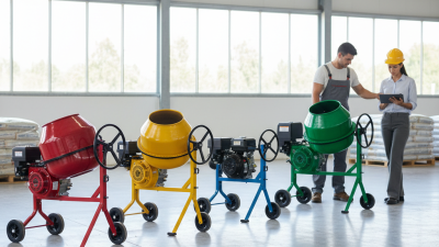 How to Choose the Best Small Cement Mixer for Concrete?