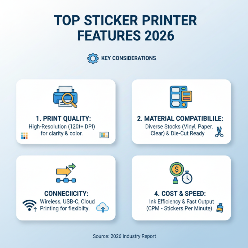 Best Sticker Printer Options for 2026 What to Look For?