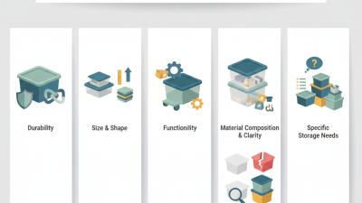 Top 5 Tips for Choosing the Best Plastic Box for Storage?