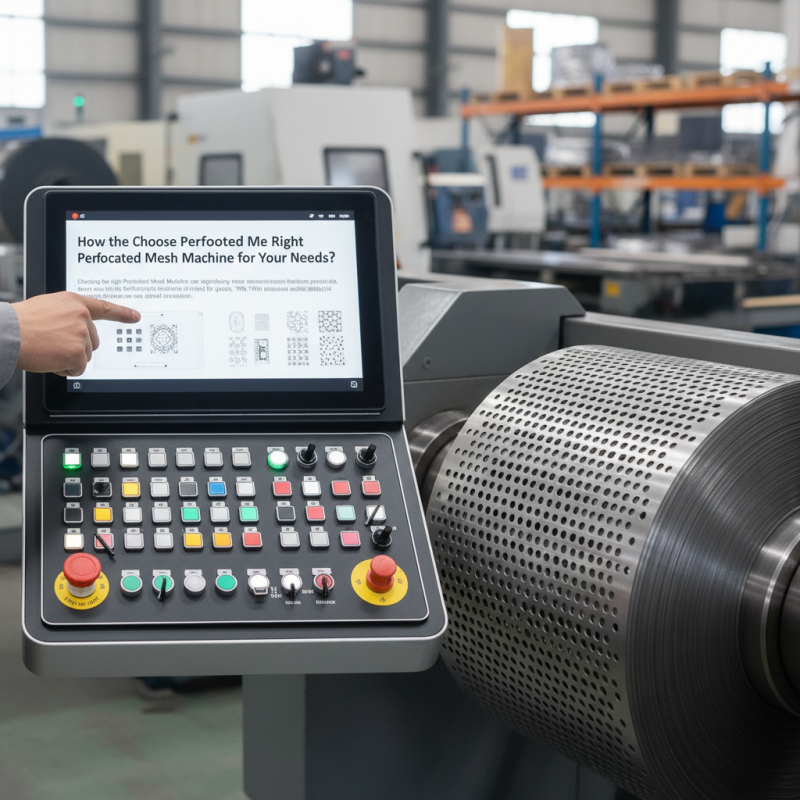 How to Choose the Right Perforated Mesh Machine for Your Needs?