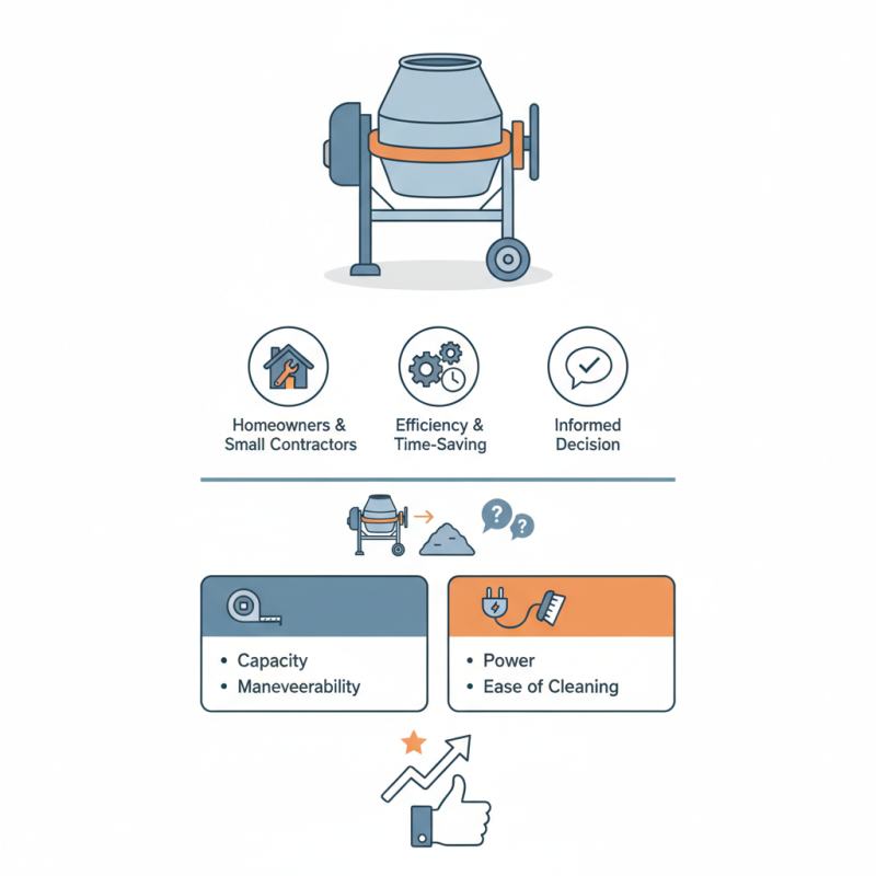 2026 Best Small Cement Mixer for Concrete Projects?