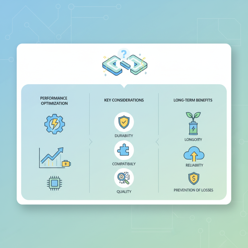 Why Choose the Right Battery Connector for Your Needs?
