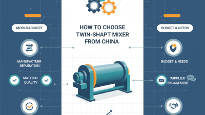 How to Choose the Best Double Shaft Mixer from China?