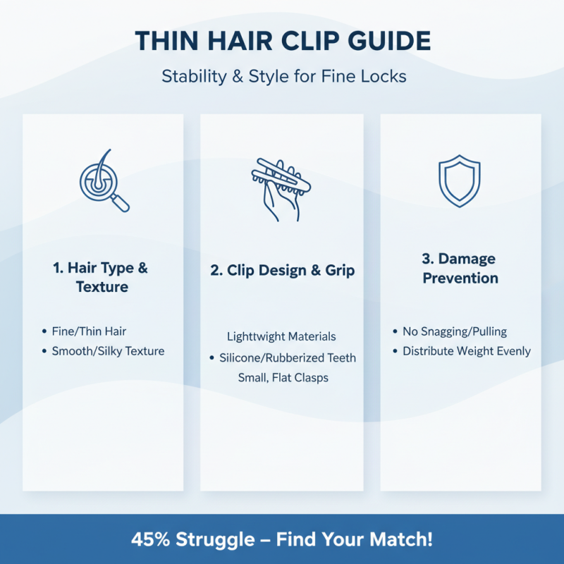 China Best Thin Hair Clips for Stylish Solutions?