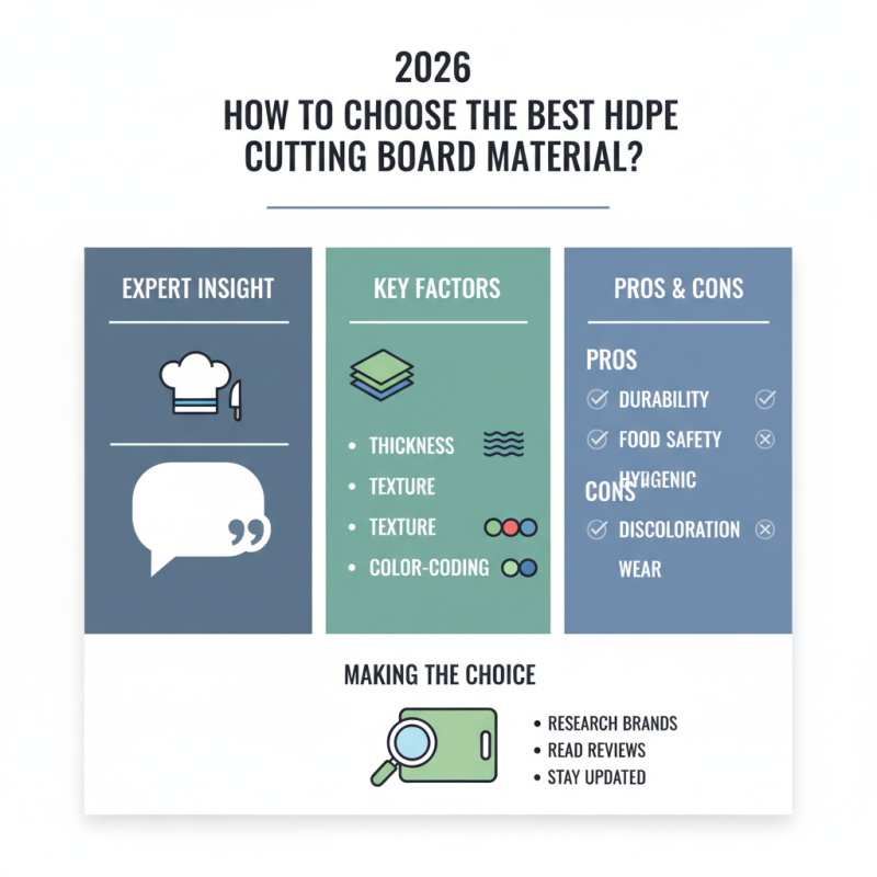 2026 How to Choose the Best HDPE Cutting Board Material?