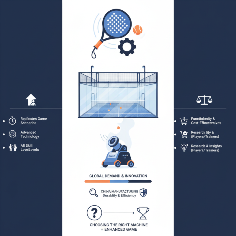 China Top Padel Training Machine for Global Buyers?