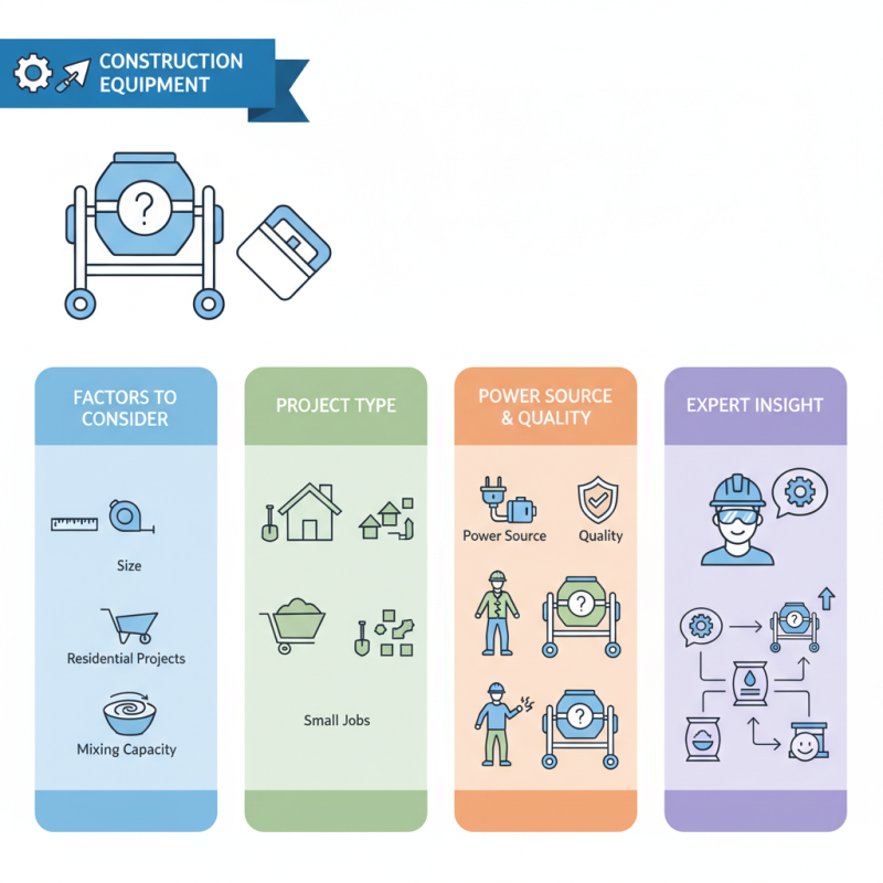How to Choose the Best Small Cement Mixer for Your Concrete Needs?