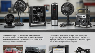 How to Choose the Best Car Heater Fan for Your Vehicle?