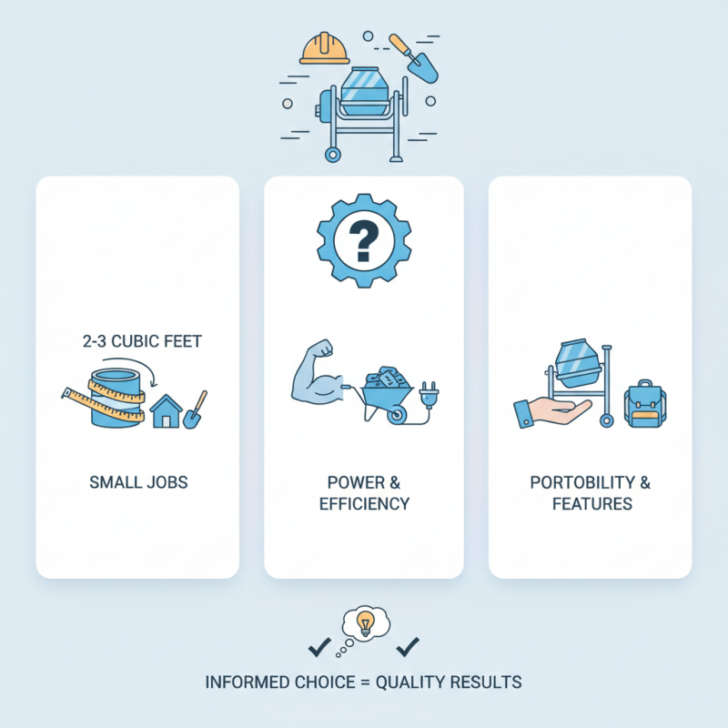 How to Choose the Best Small Cement Mixer for Concrete?