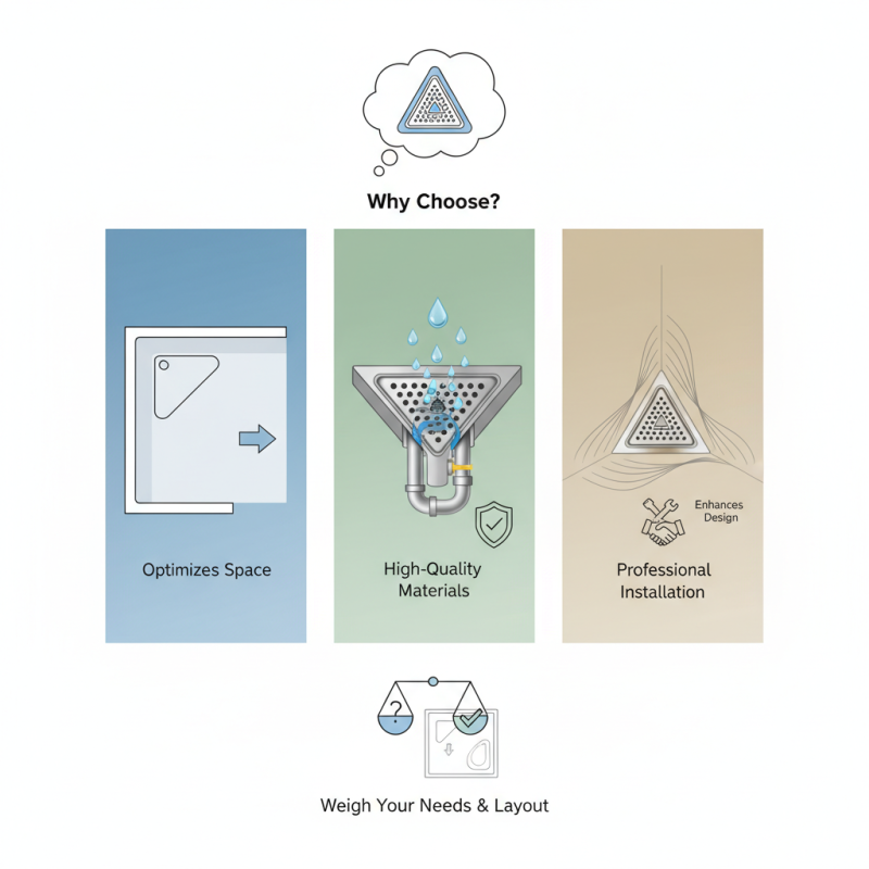 Why Choose a Треугольный Душевой Трап for Your Bathroom Needs?