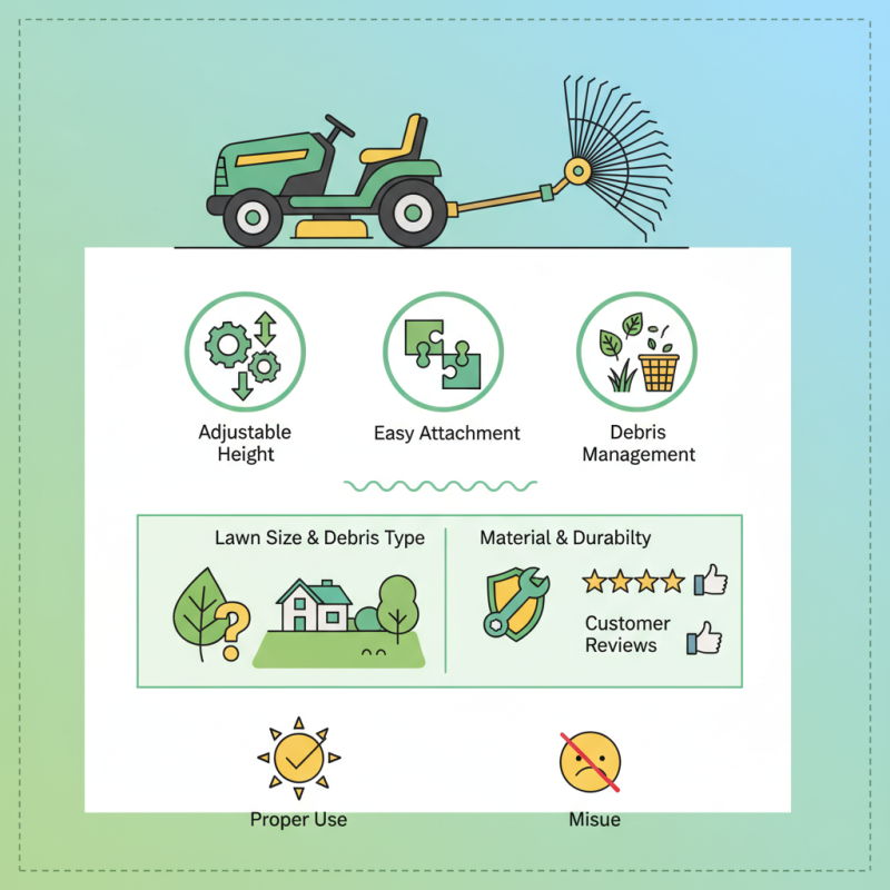 Top Riding Mower Rake Options for Efficient Lawn Care?