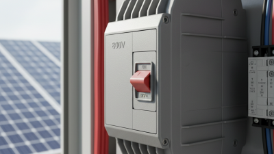 Top 10 Benefits of China Solar System 800V MCCB for Buyers?