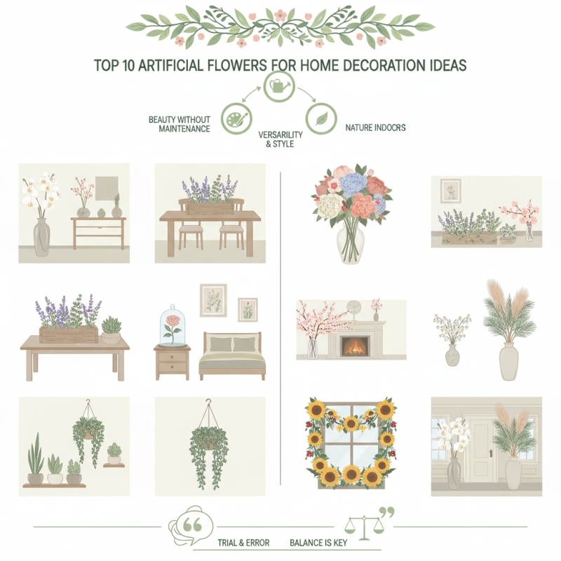 Top 10 Artificial Flowers for Home Decoration Ideas?