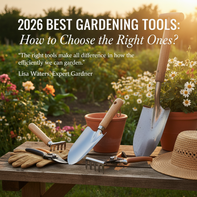 2026 Best Gardening Tools How to Choose the Right Ones?