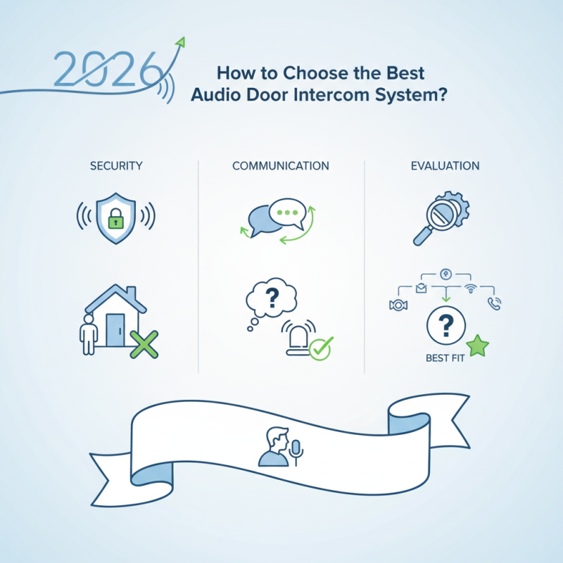2026 How to Choose the Best Audio Door Intercom System?