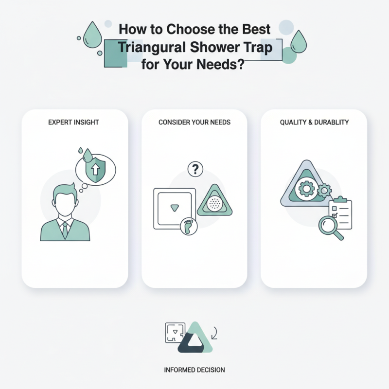 How to Choose the Best Triangular Shower Trap for Your Needs?