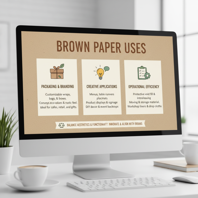 What are the Best Uses for Brown Paper in Your Business?
