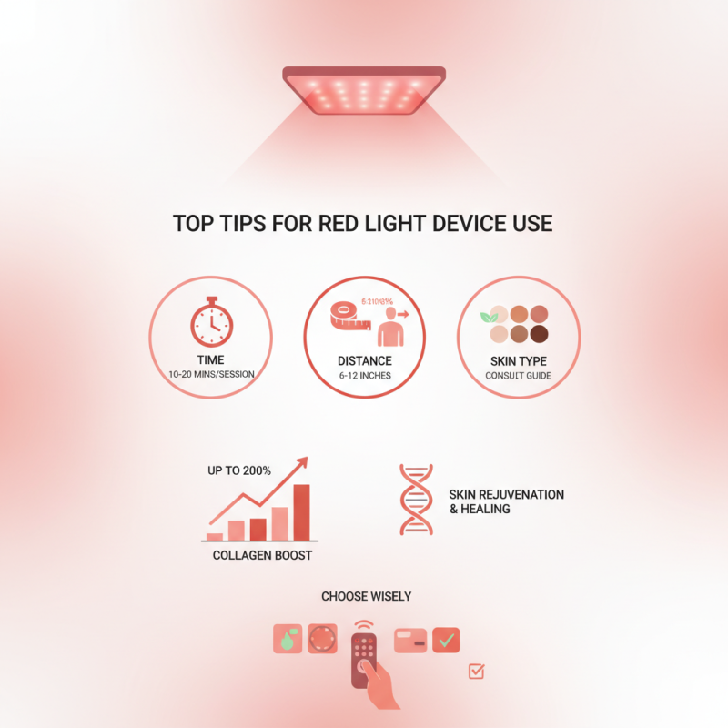 Top Tips for Using Red Light Device Effectively?