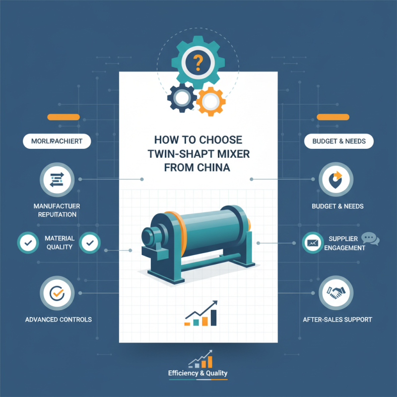 How to Choose the Best Double Shaft Mixer from China?