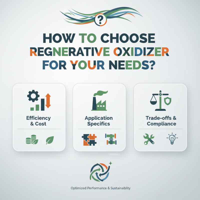 How to Choose the Best Regenerative Oxidizer for Your Needs?