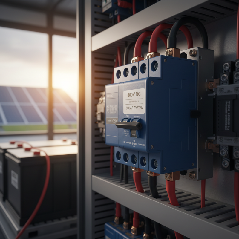 Why Choose China Solar System 800v MCCB for Your Needs?