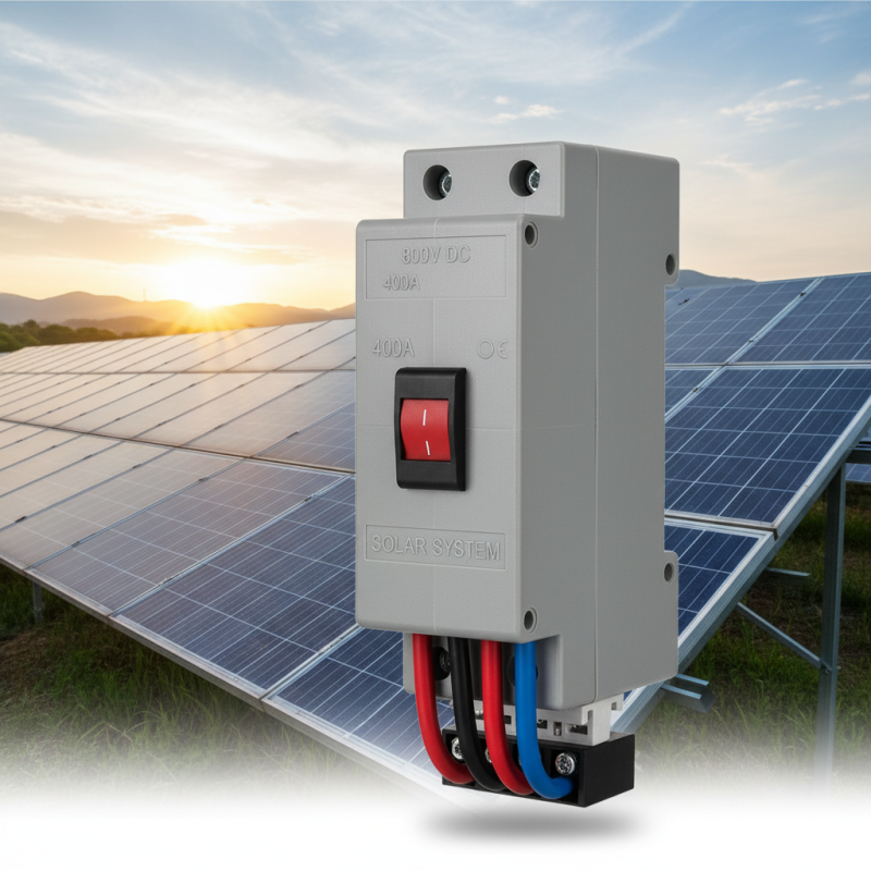 How to Choose the Right China Solar System 800V MCCB?