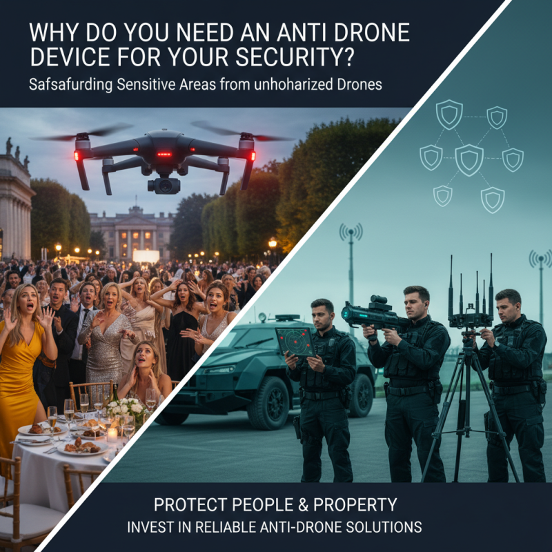 Why Do You Need an Anti Drone Device for Your Security?