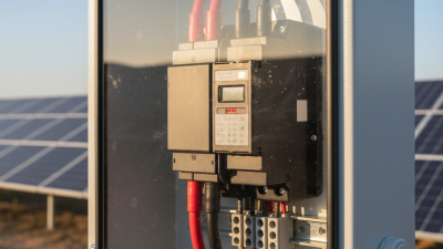 How to Choose China Solar System 800V MCCB for Your Projects?