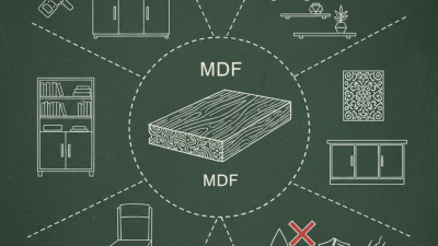 What is Fiberboard Medium Density Board used for?
