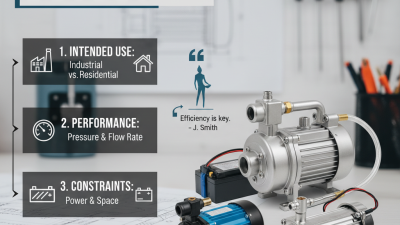 How to Choose the Best DC High Pressure Pump for Your Needs?