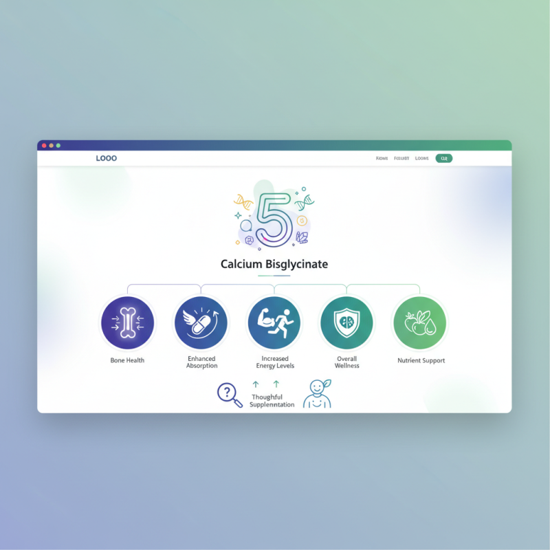 Top 5 Benefits of Calcium Bisglycinate for Global Buyers?