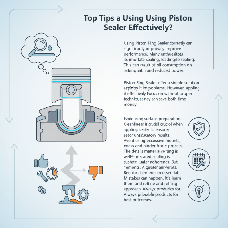 Top Tips for Using Piston Ring Sealer Effectively?