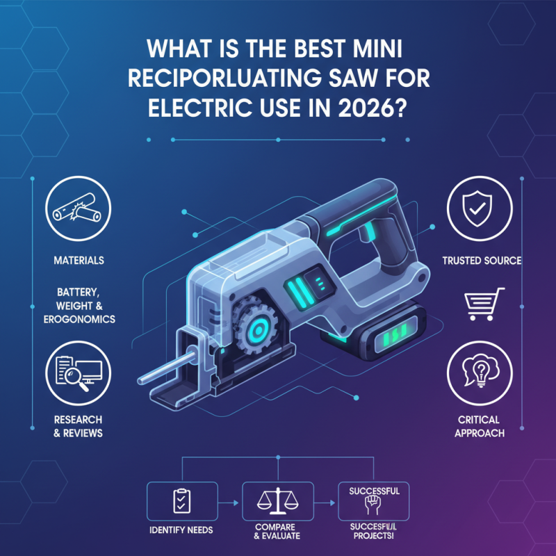 What is the Best Mini Reciprocating Saw for Electric Use in 2026?