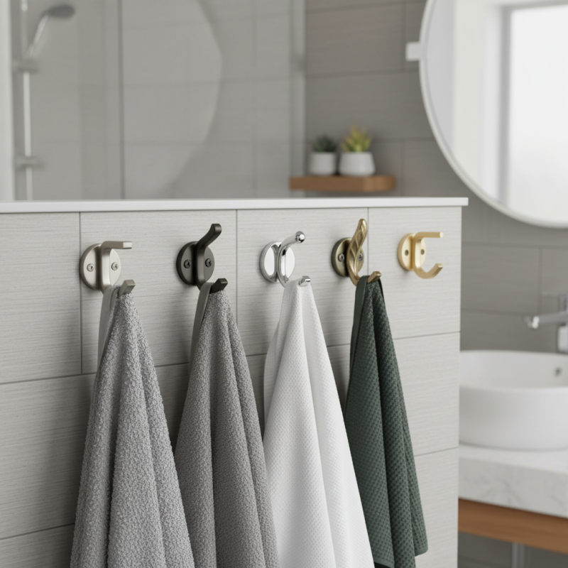 Top 5 Zinc Alloy Robe Hooks to Enhance Your Bathroom Style?