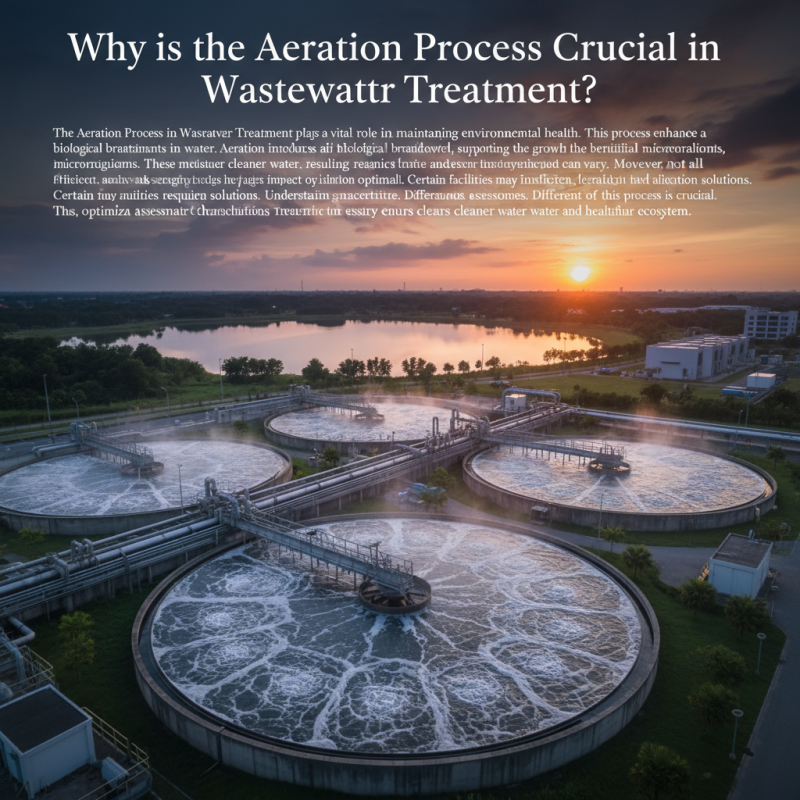 Why is the Aeration Process Crucial in Wastewater Treatment?