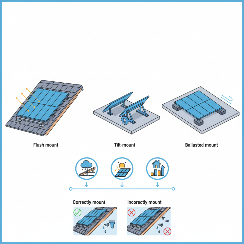 What is a solar panel roof mount and how does it work?