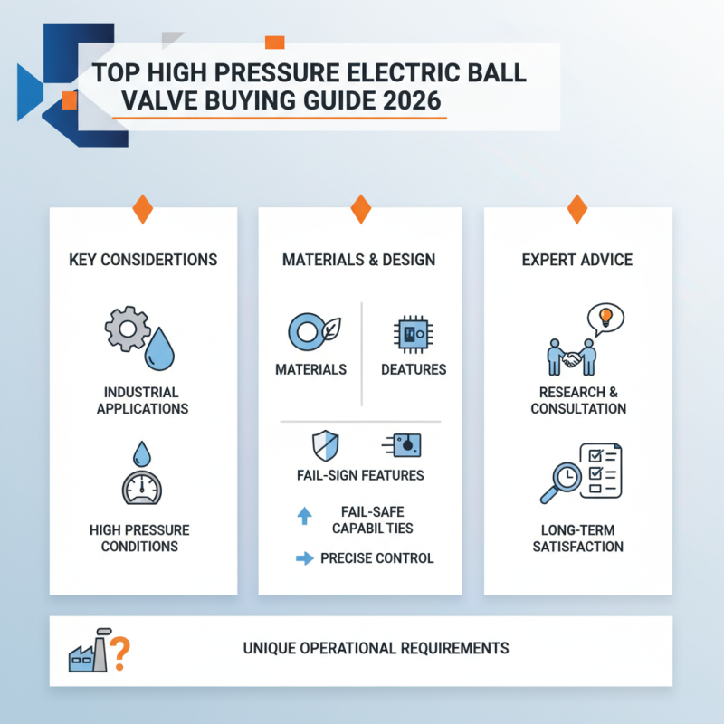 Top High Pressure Electric Ball Valve Buying Guide 2026?